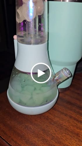 Customer video review of Bong Percolator Tube Iridescent