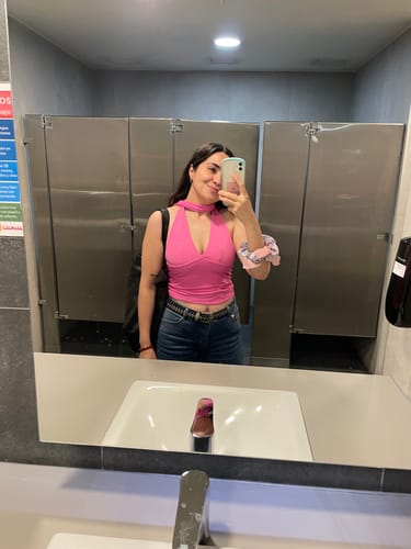 Customer photo review of TOP JULIET ROSADO