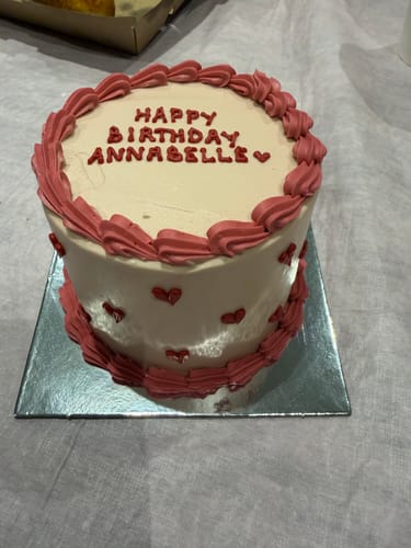 Customer photo review of aroha mini cake