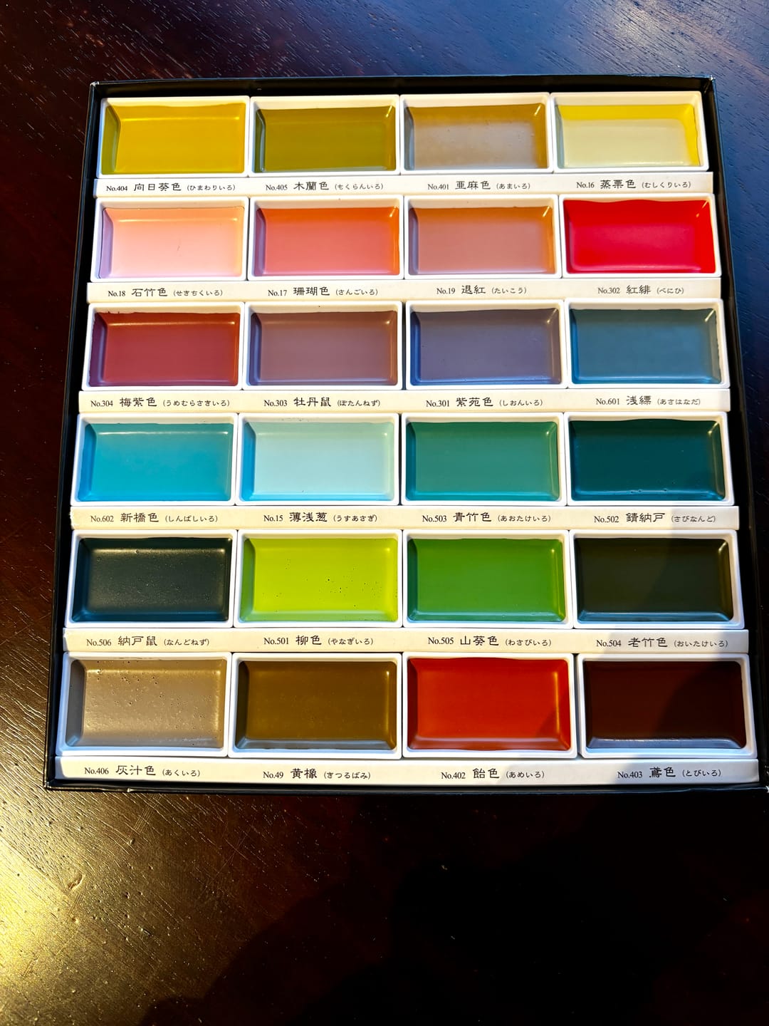 Customer photo review of 24 Color Japanese Pan Paint Set