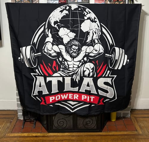 Customer photo review of Personalized Custom Wall Banner 10172