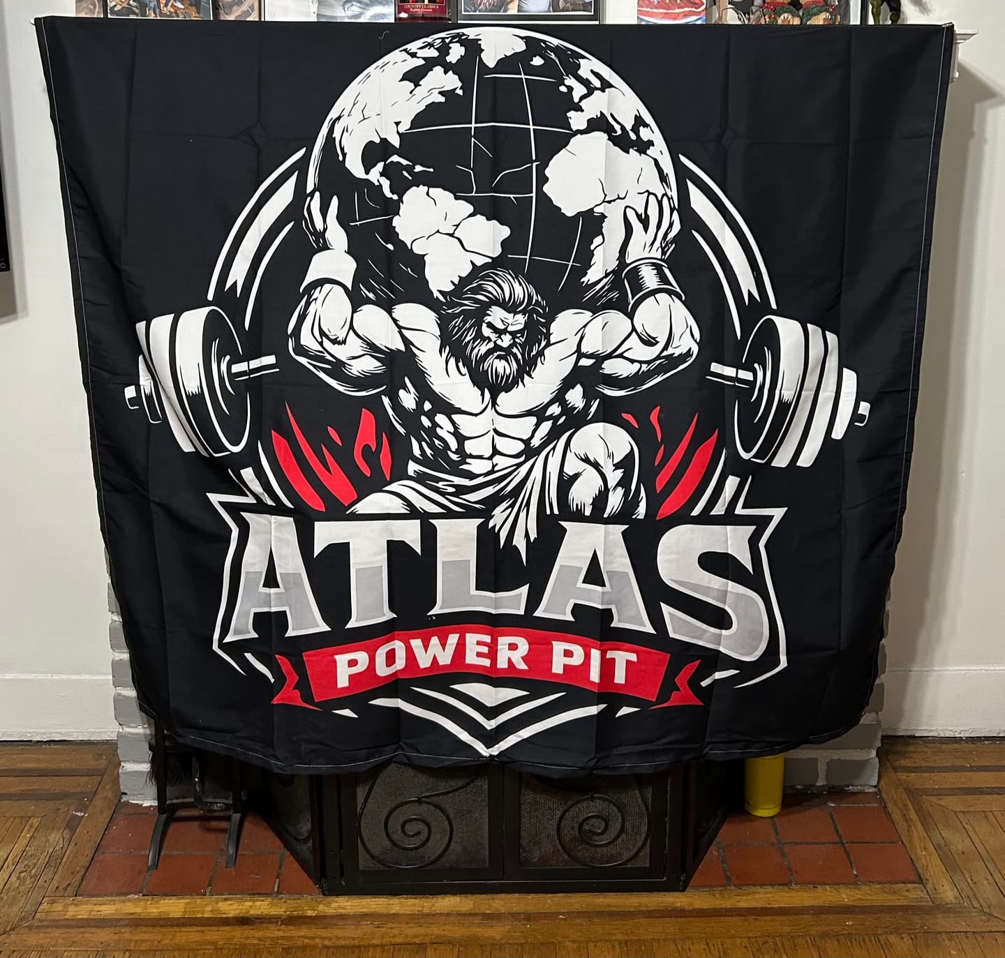 Customer photo review of Personalized Custom Wall Banner 10172