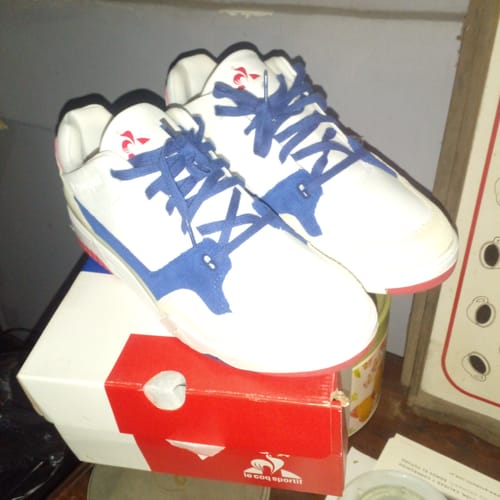 Customer photo review of Zapatillas Le Coq Sportif T1000 Tricolore Blanco Rojo Azul