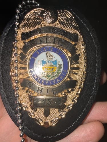 Customer photo review of Customizable Badge BA15