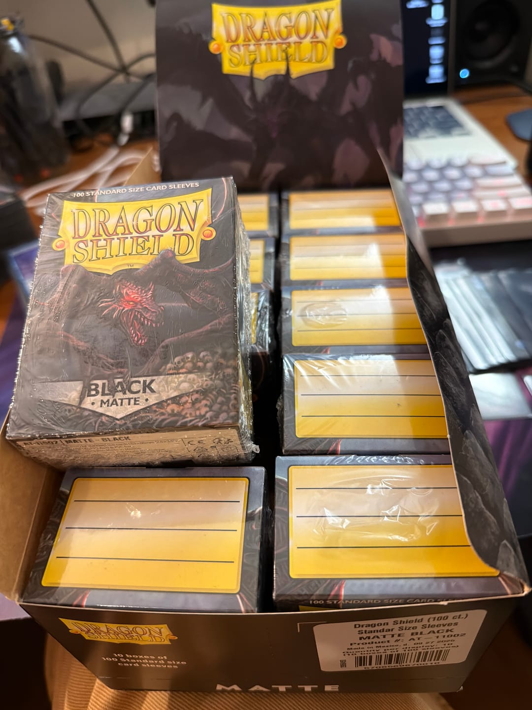Customer photo review of Dragon Shield Display Case – Premium Card Storage & Protection