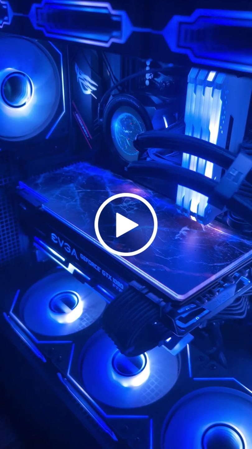 Customer video review of Night Marble RGB GPU Backplate