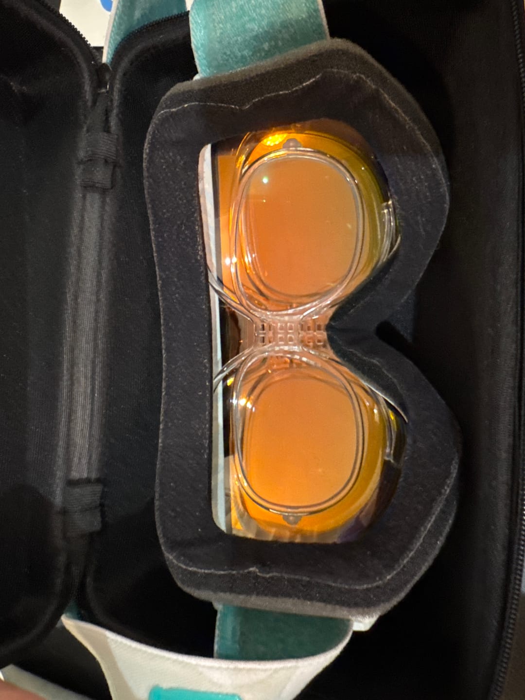 Customer photo review of Adjustable Rx Goggle Inserts