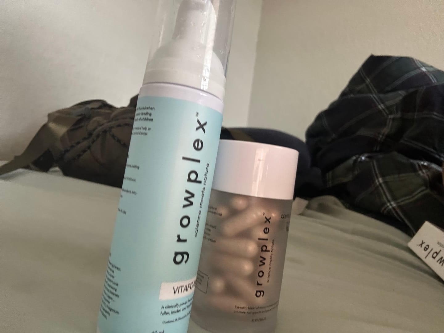 Customer photo review of Hair Loss Prevention Kit