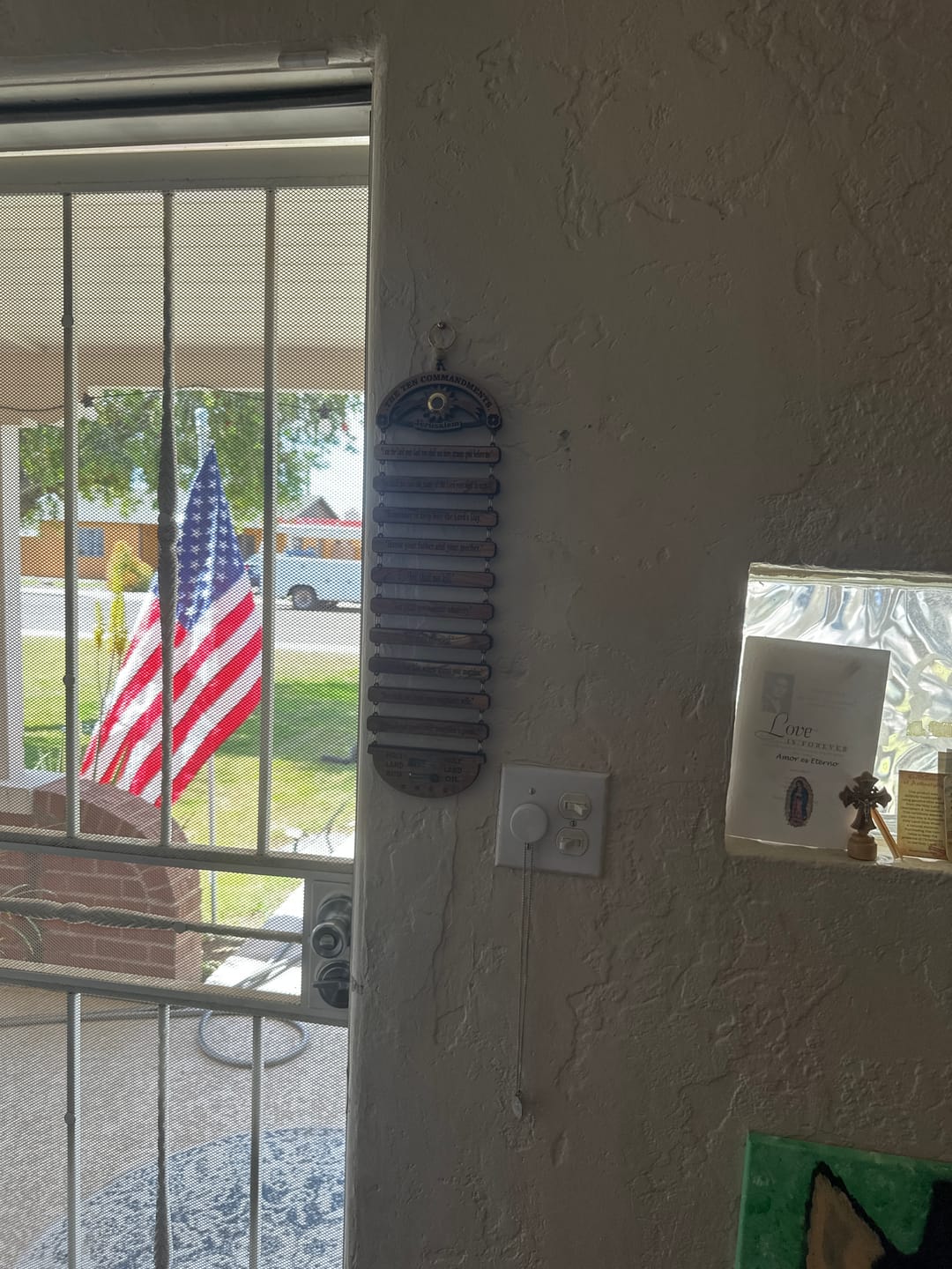 Customer photo review of Lord's Prayer and Last Supper Wall Hanging – Crafted in the Holy Land