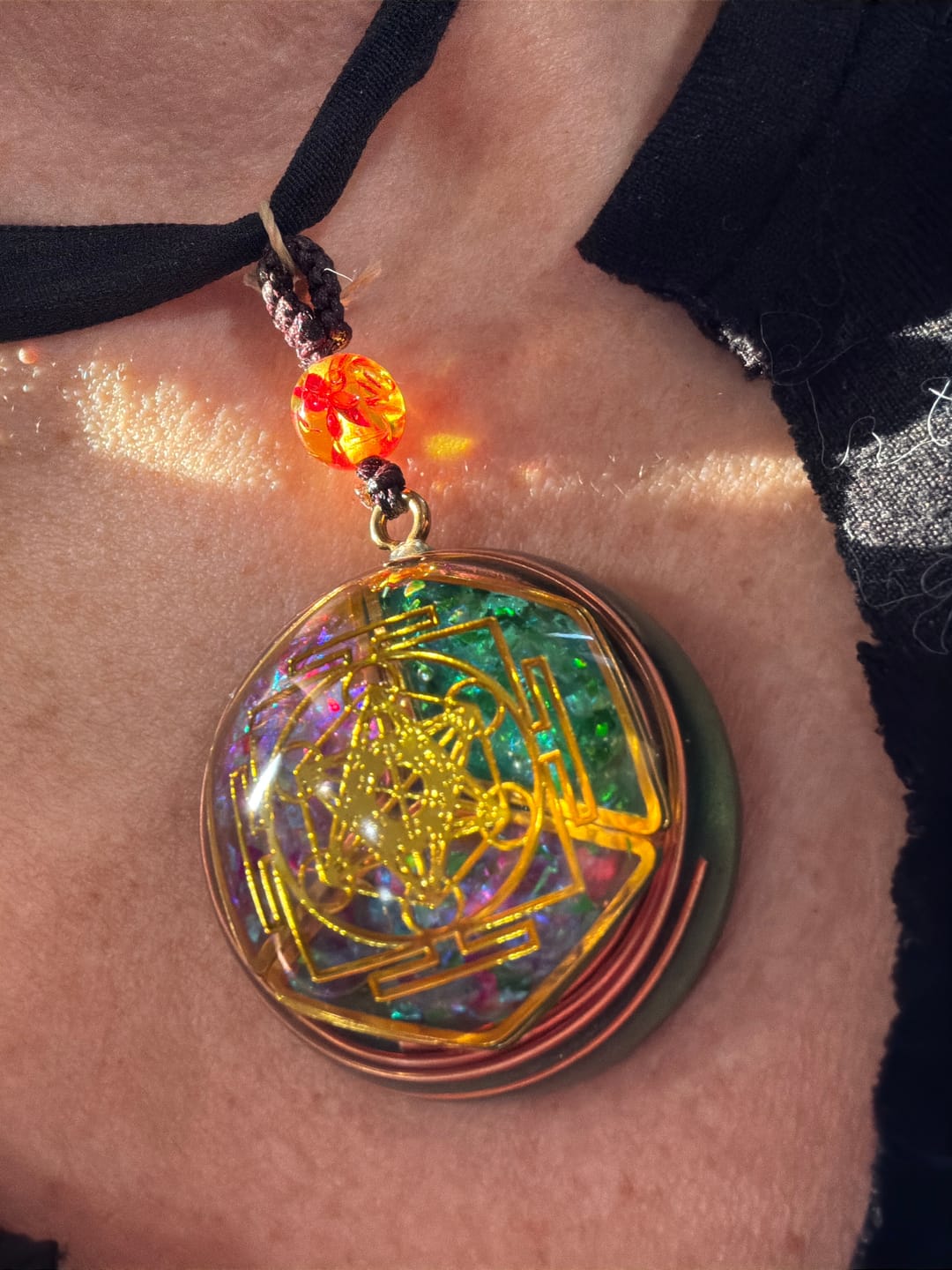 Customer photo review of Magnetic Energy Talisman
