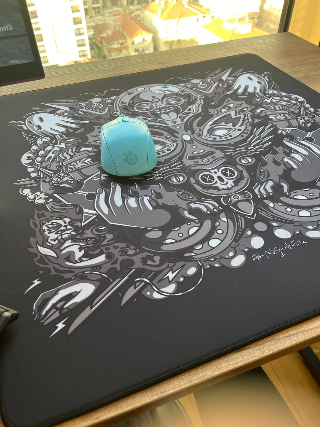 Customer photo review of Wraith Spirit of Aim Pro Mousepad