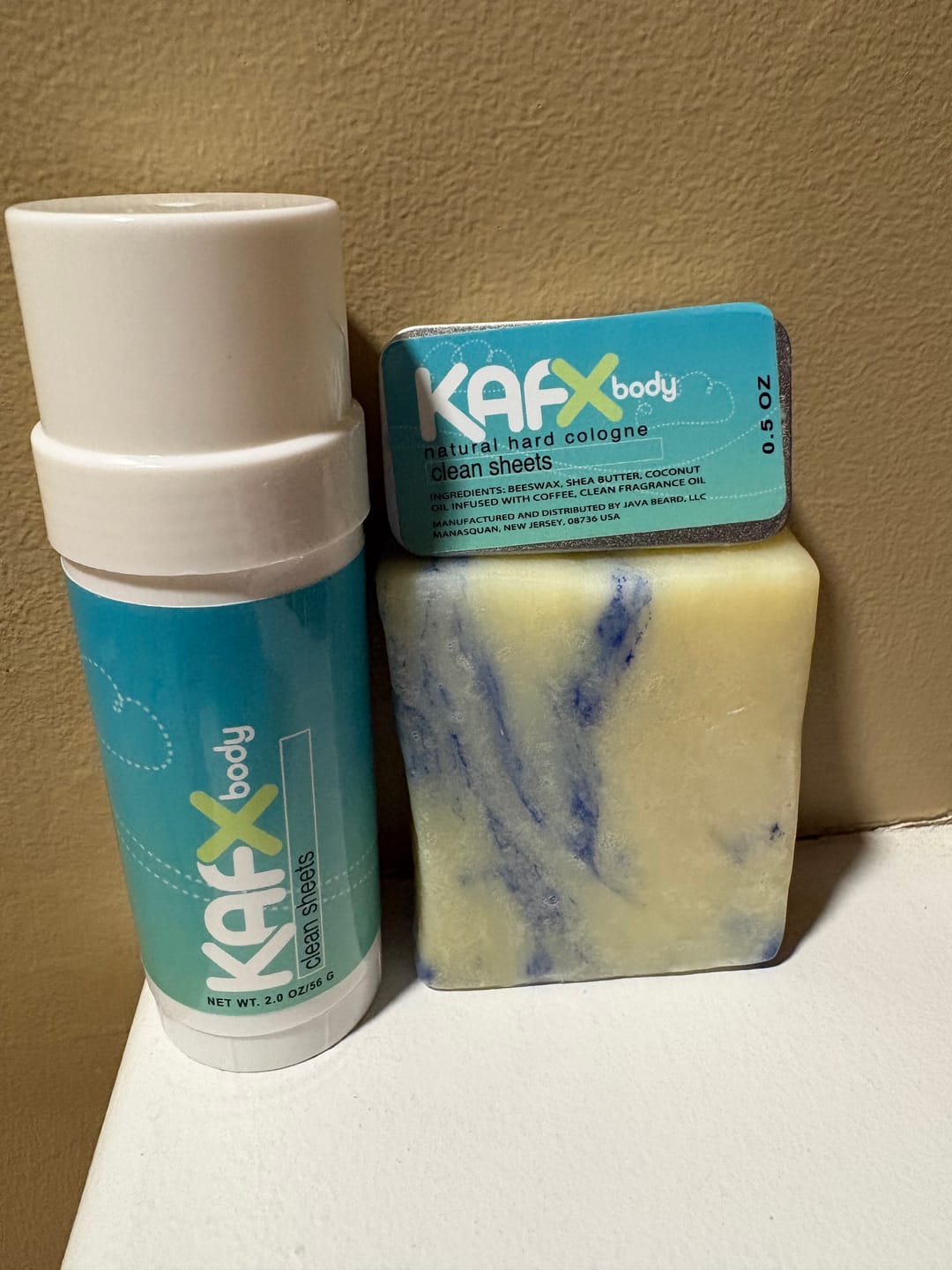 Customer photo review of KAFX Body Clean Cotton Natural Bar Soap