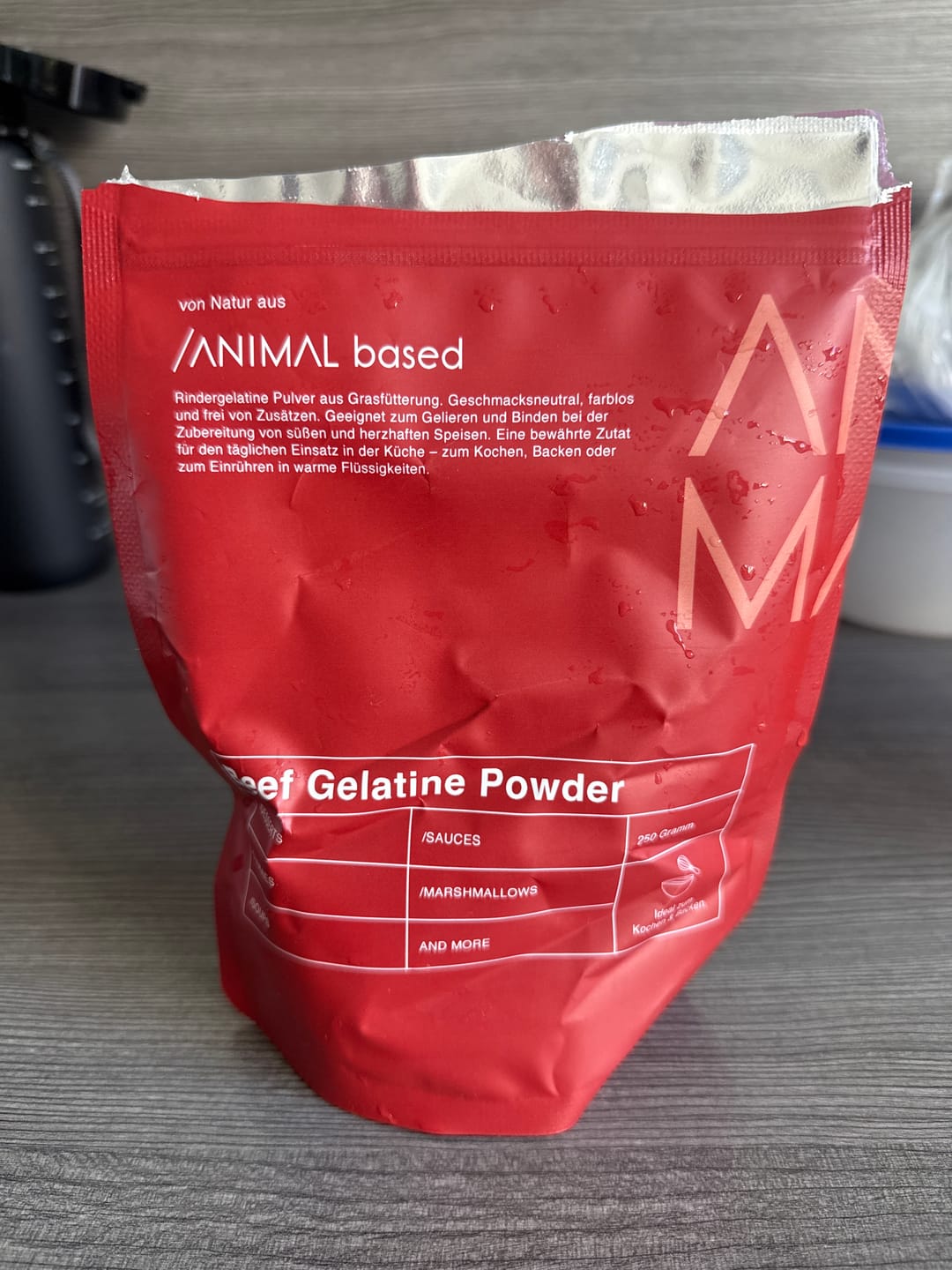 Customer photo review of Rindergelatine Pulver - Grass Fed Beef Gelatine