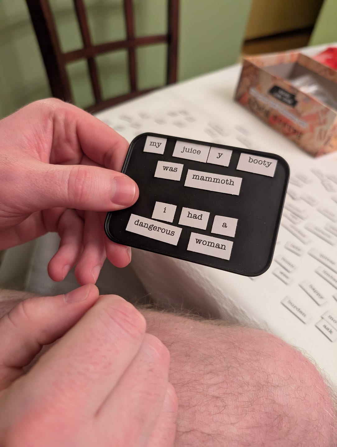 Customer photo review of Ransom Notes: Expansion Pack One (Expands to 10 Players!)