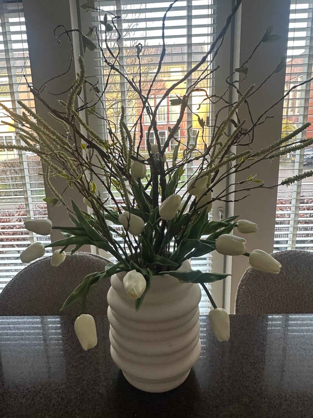 Customer photo review of Tulpen Boeket - Wit (25 stengels)