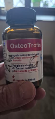 Customer photo review of OsteoTrofin® – Integratore Naturale per Articolazioni Doloranti e Rigidità