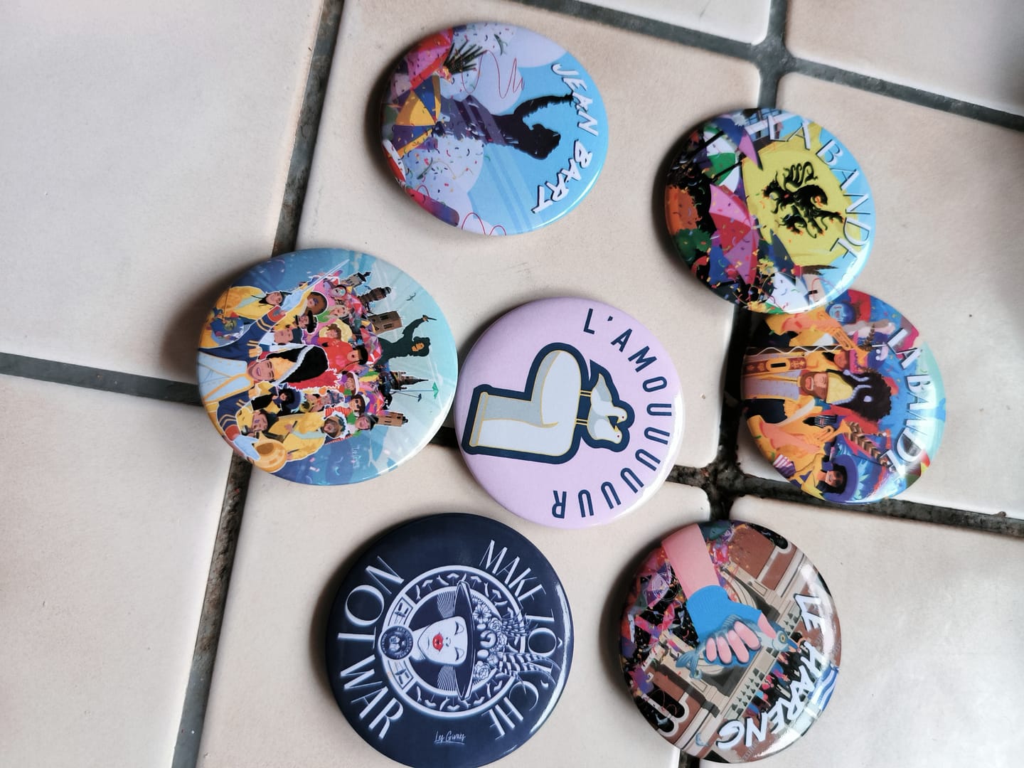 Customer photo review of Badges Carnaval de Dunkerque