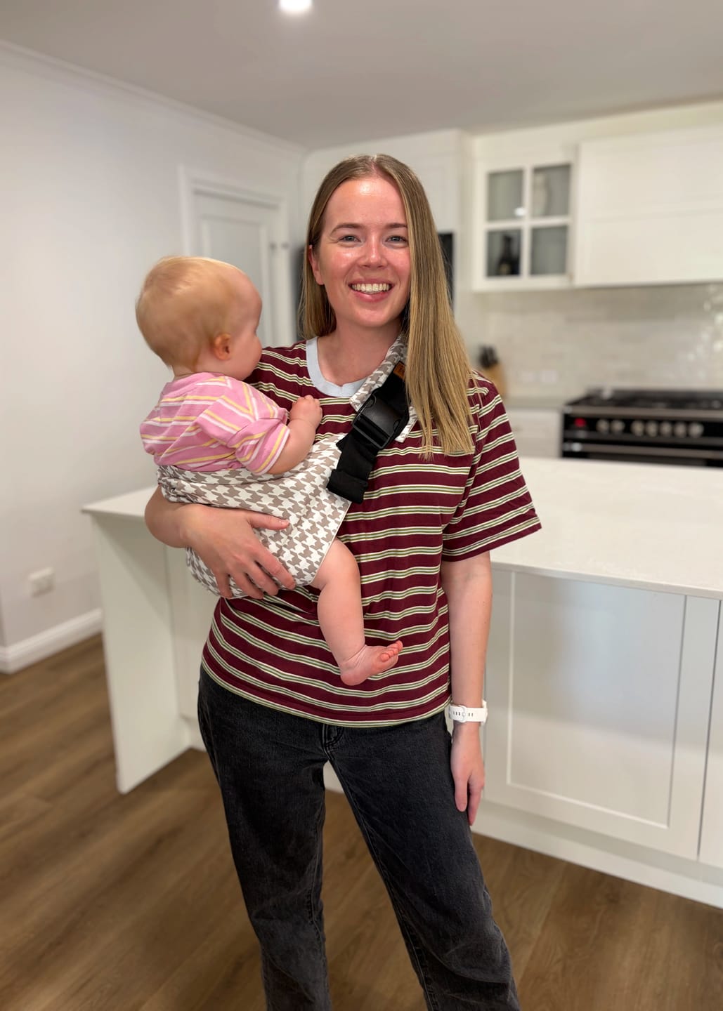 Customer photo review of POUCH™ TODDLER CARRIER