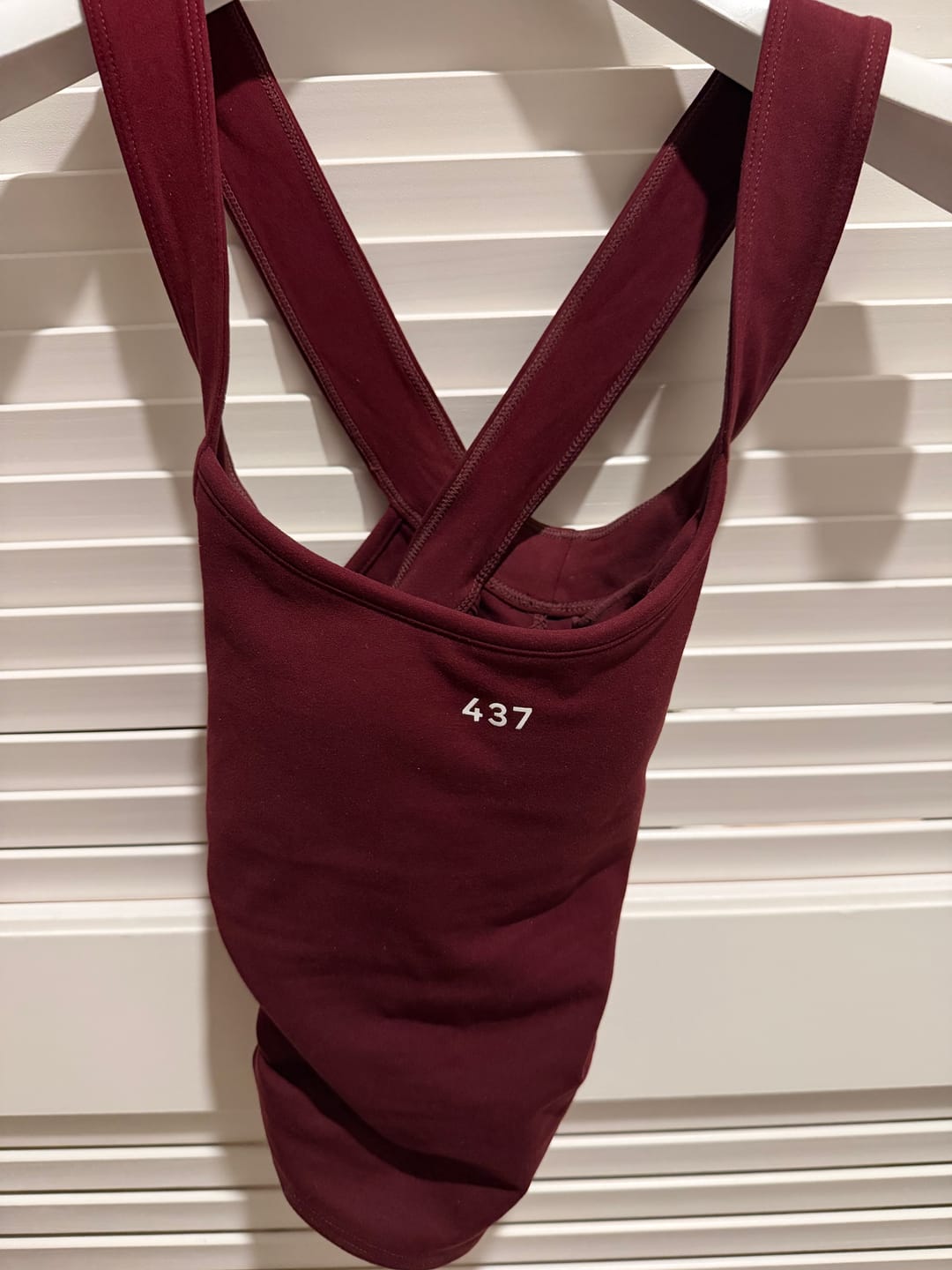Customer photo review of The Sculpt Tank / Black-Cherry