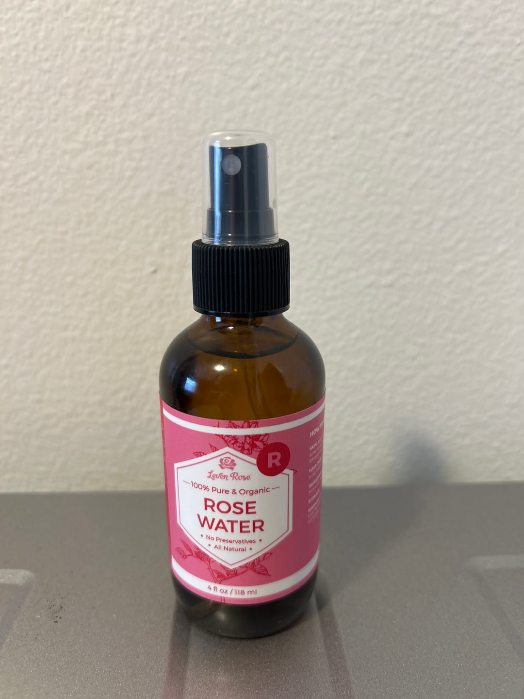 Customer photo review of Moroccan Rose Water Toner - 4 oz