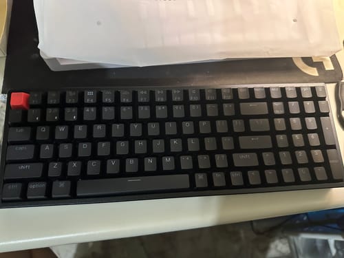 Customer photo review of Keychron K4 QMK 無線機械鍵盤 第三代(英文版本-送注音轉印貼紙)