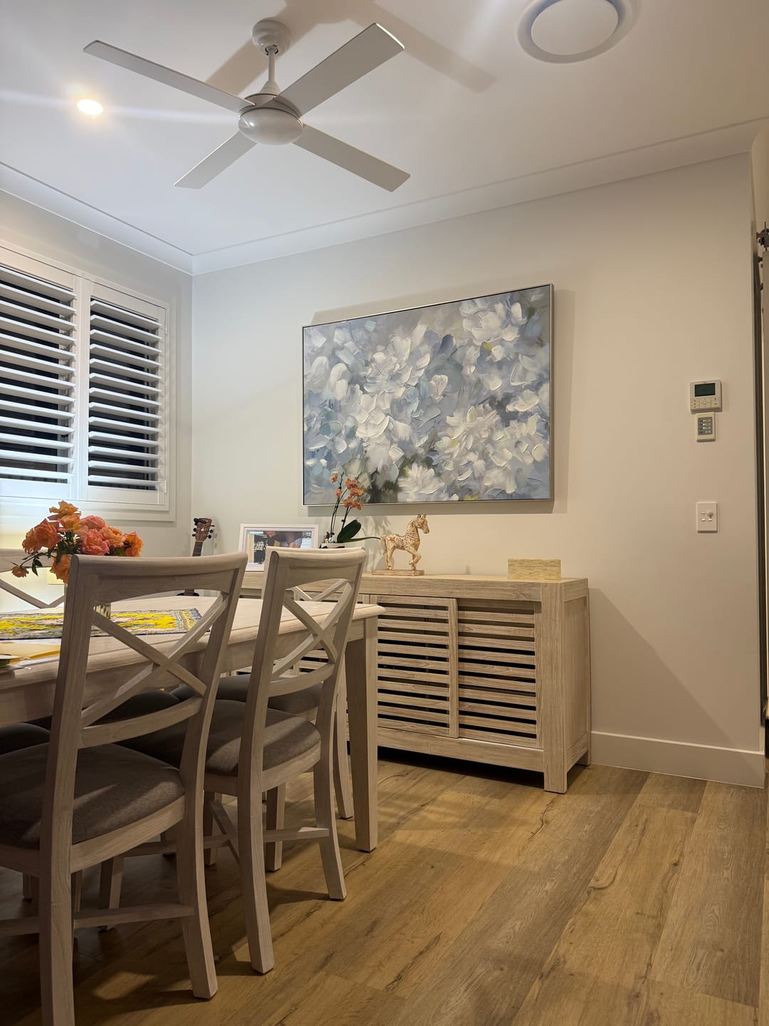 Customer photo review of Hydrangea Haven Canvas In Antique Silver Frame