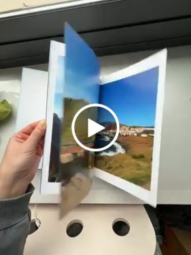 Customer video review of Custom Travel Book