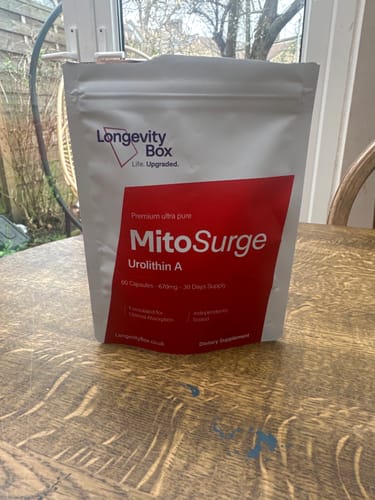 Customer photo review of MitoSurge Urolithin A Supplement