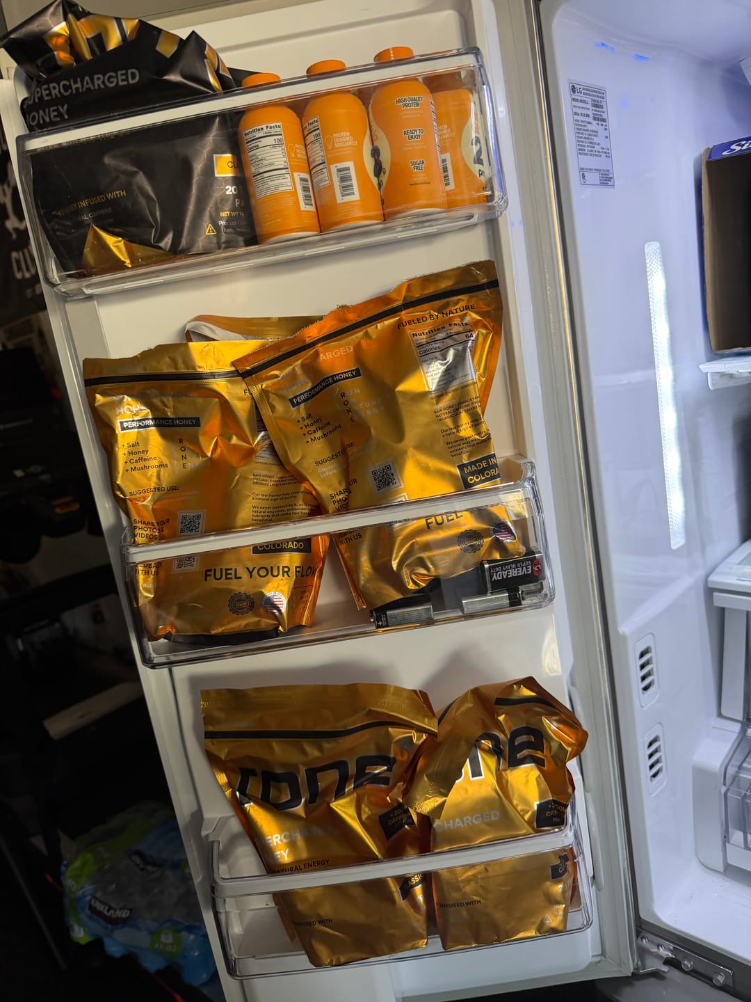 Customer photo review of 100mg Caffeine - Classic - SuperCharged Honey (20-Pack)