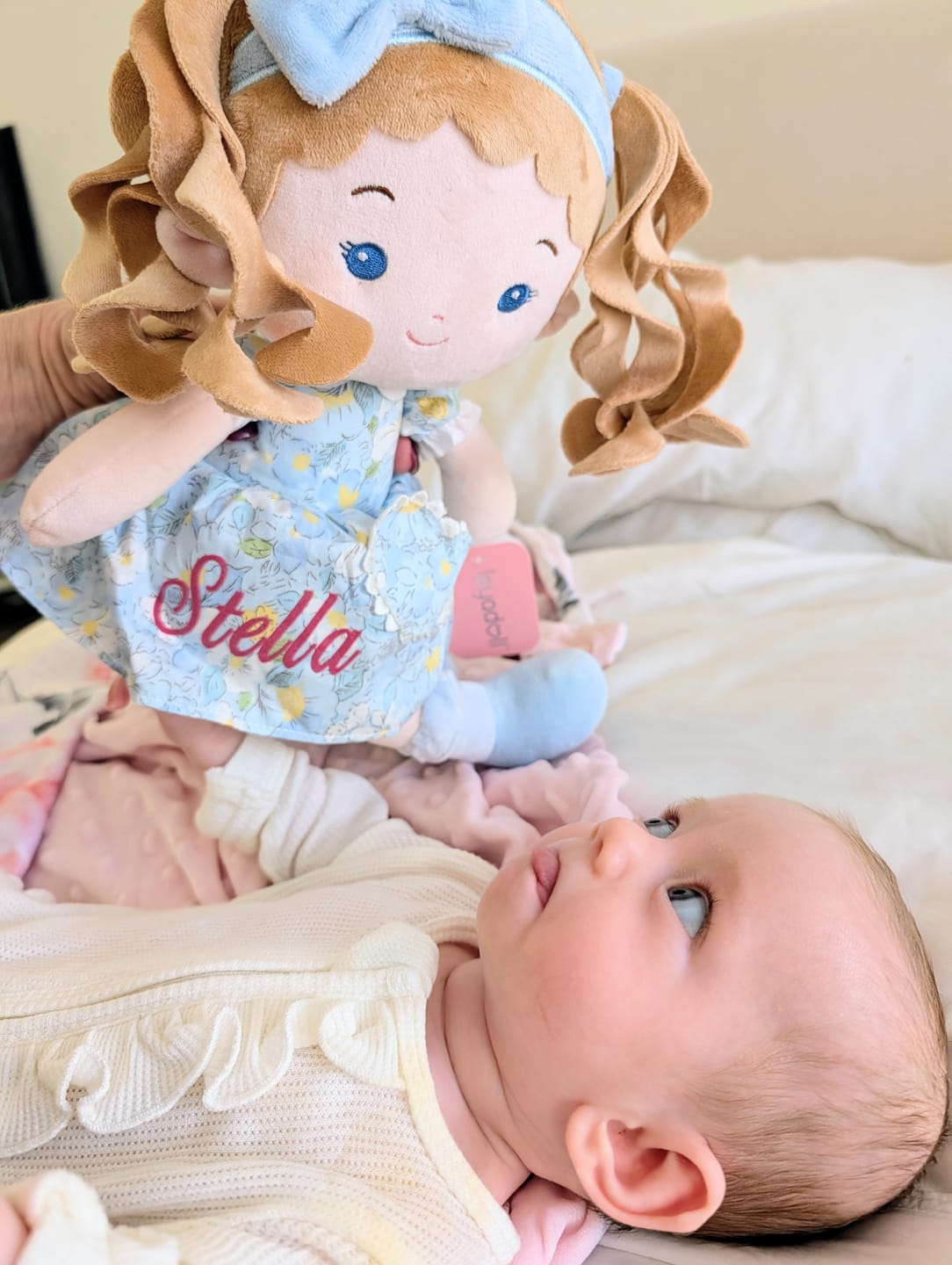 Customer photo review of Personalized Lily Girl & Her Pet