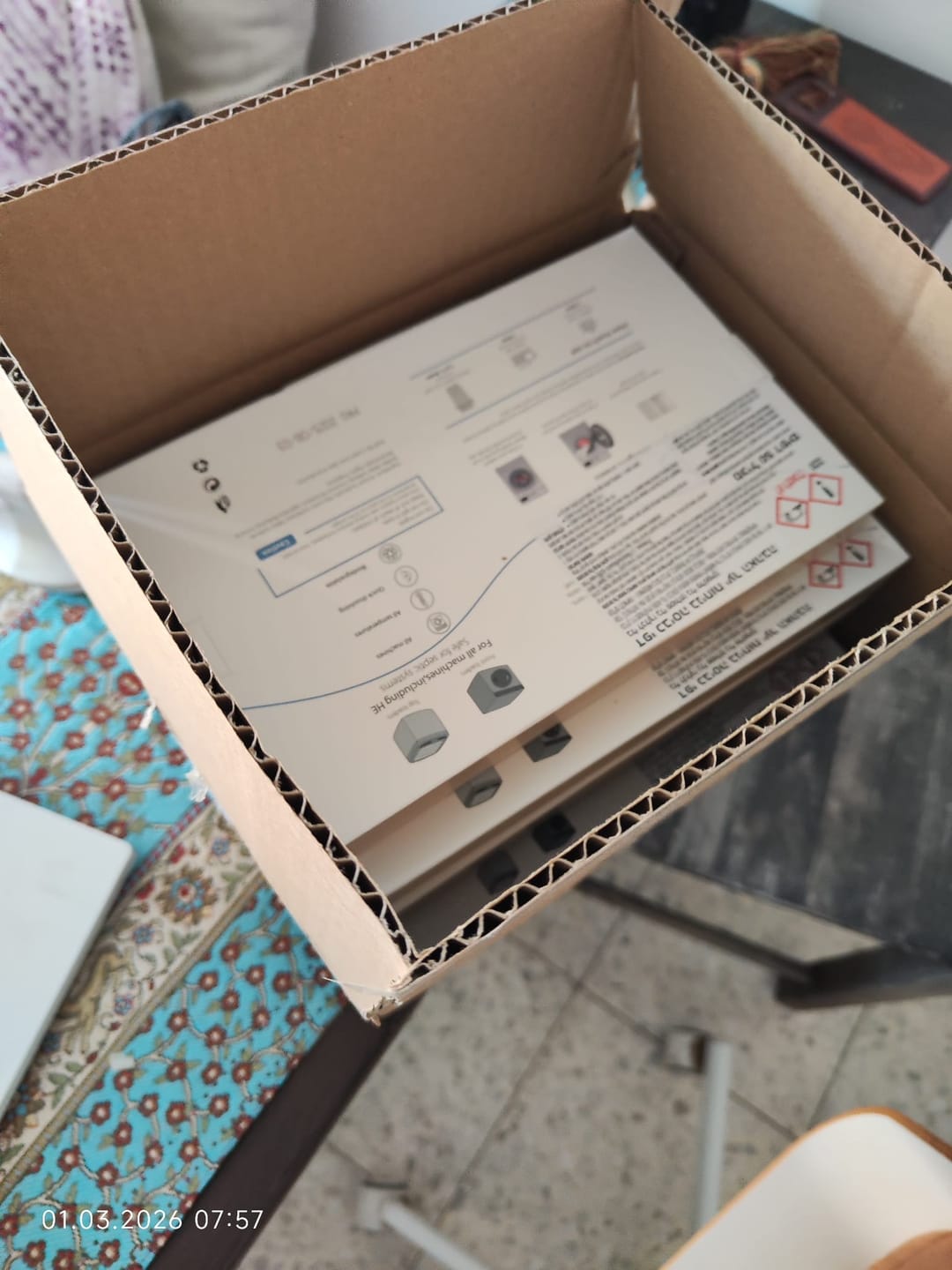 Customer photo review of דפי ניקוי כביסה
