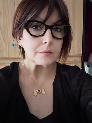 Customer photo review of Collana Angelo con Foto ✦ Collana Eternal Angel
