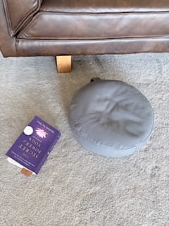 Customer photo review of Cotton Meditation Cushion
