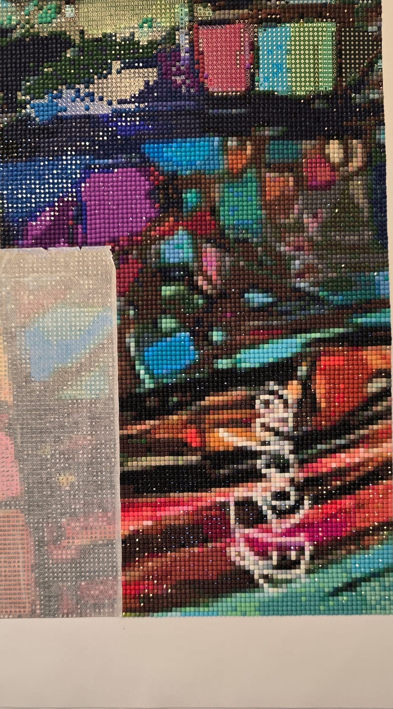 Customer photo review of Personalisiertes Diamond Painting mit eigenem Bild