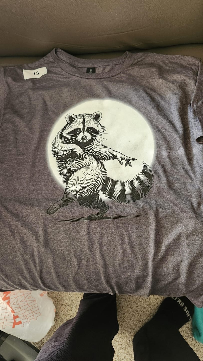 Customer photo review of The Moon Dancer T-Shirt