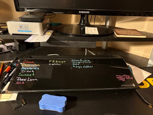 Customer photo review of DeskBoard Buddy
