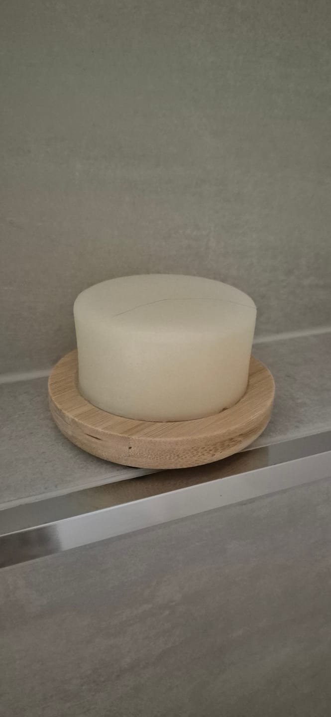 Customer photo review of Coconut Conditioner Bar