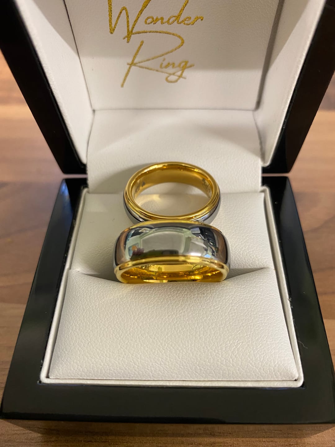 Customer photo review of The Vulcan Mirror Wonder Ring Set
