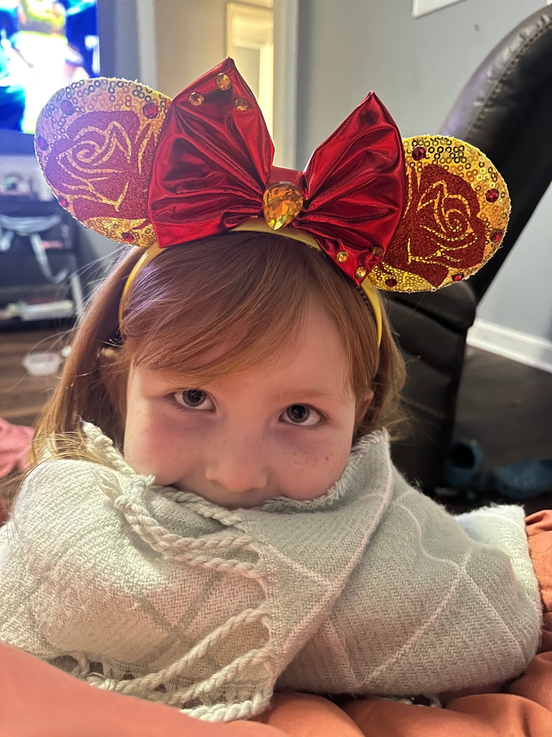Customer photo review of Belle Roses Mickey Ears