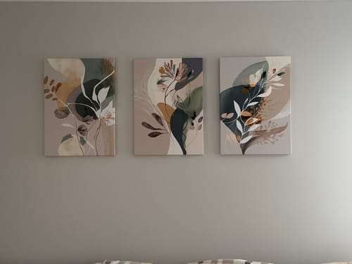 Customer photo review of Leaves of Grace, Art Trio, by Bella Eve