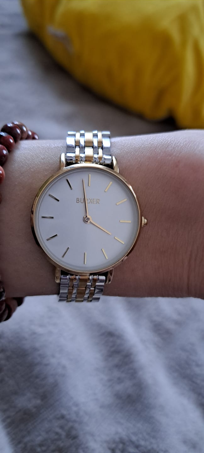 Customer photo review of Ruby Petite Gold Silver