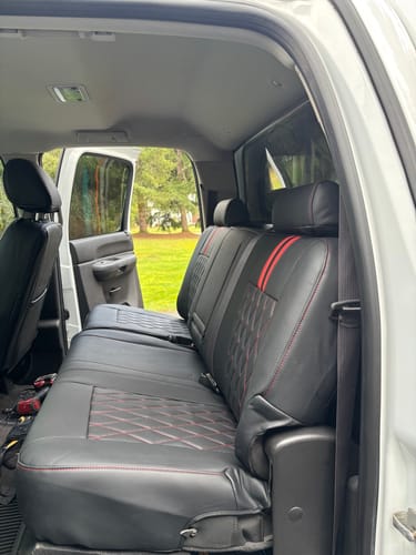 Customer photo review of Premium Custom-Fit Seat Covers