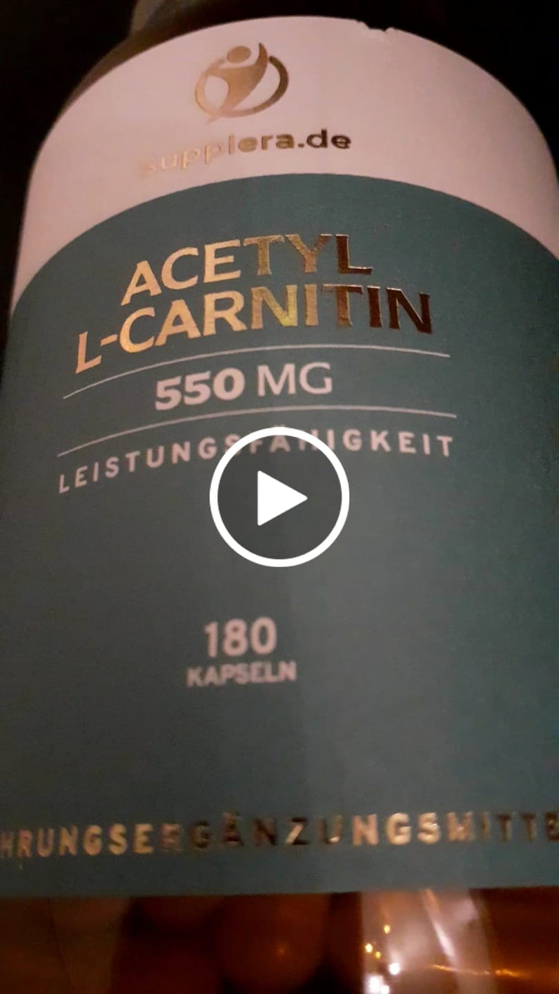 Customer video review of Acetyl-L-Carnitin Kapseln