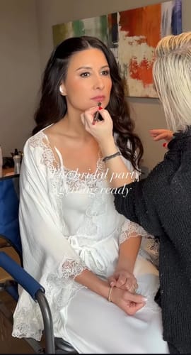 Customer photo review of Santorini Satin Wrap Robe