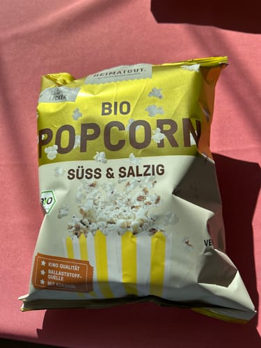 Kundenbewertung mit Foto zu BIO Popcorn Süß und Salzig