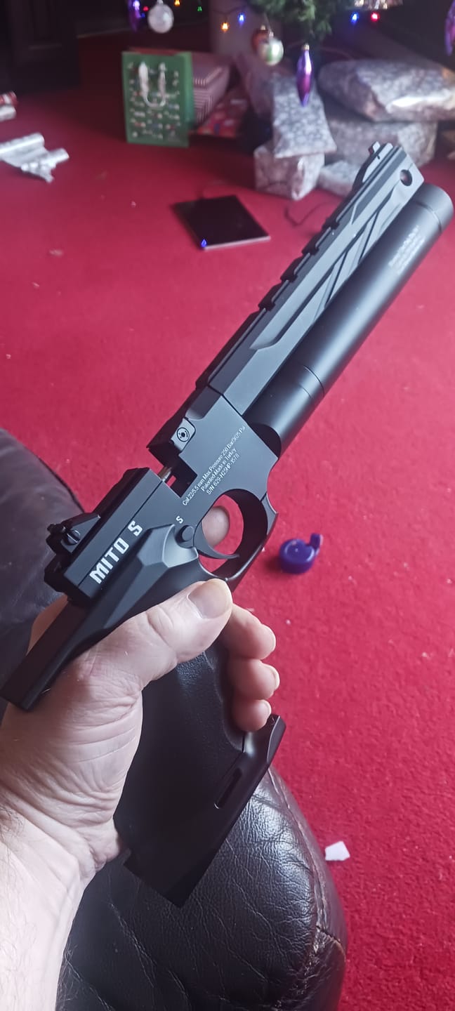 Customer photo review of Reximex Mito Synthetic PCP Pistol Combo
