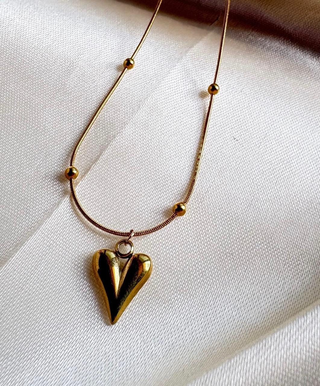 Customer photo review of Heart Necklace