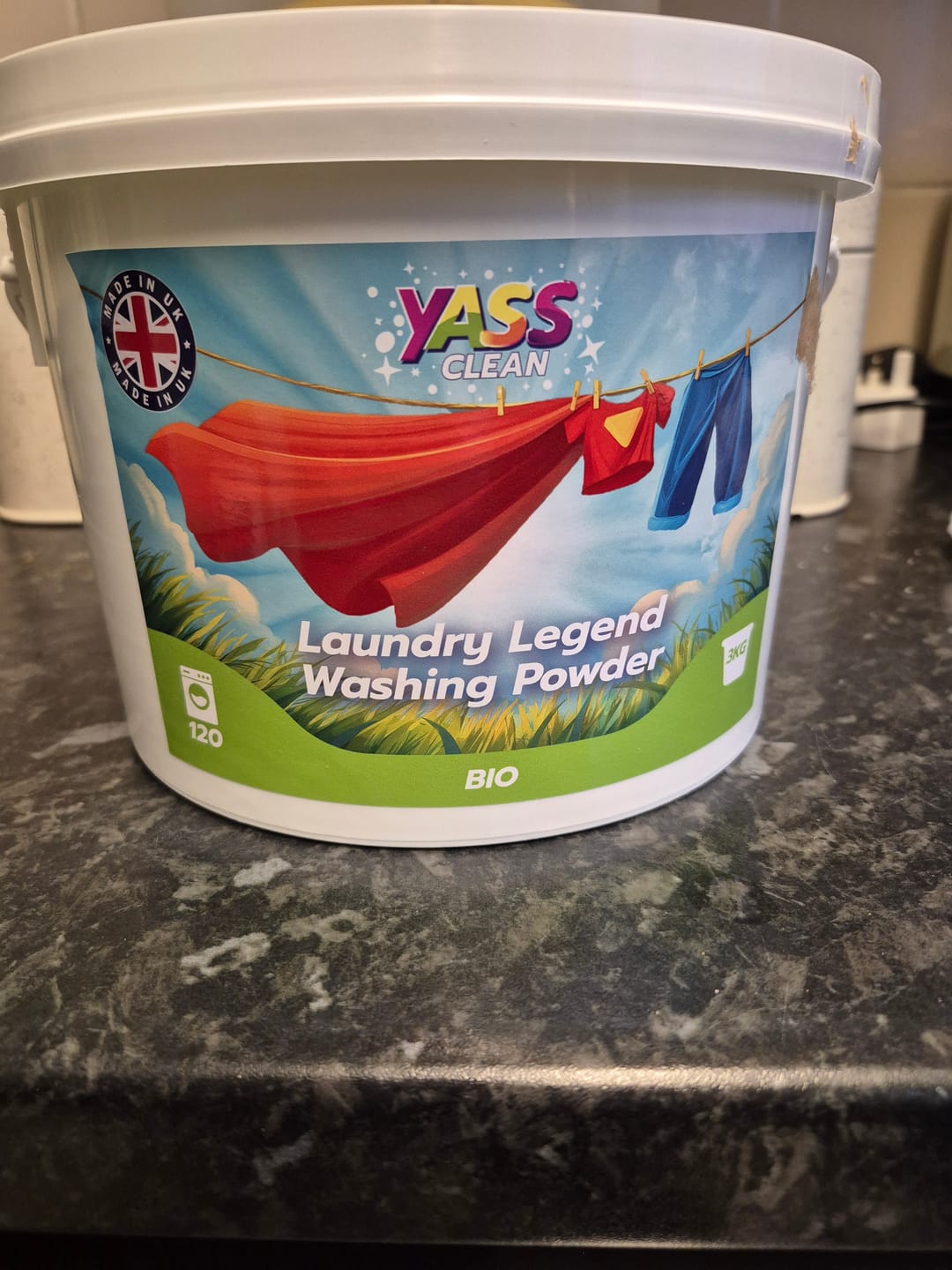 Customer photo review of Laundry Legend Washing Powder