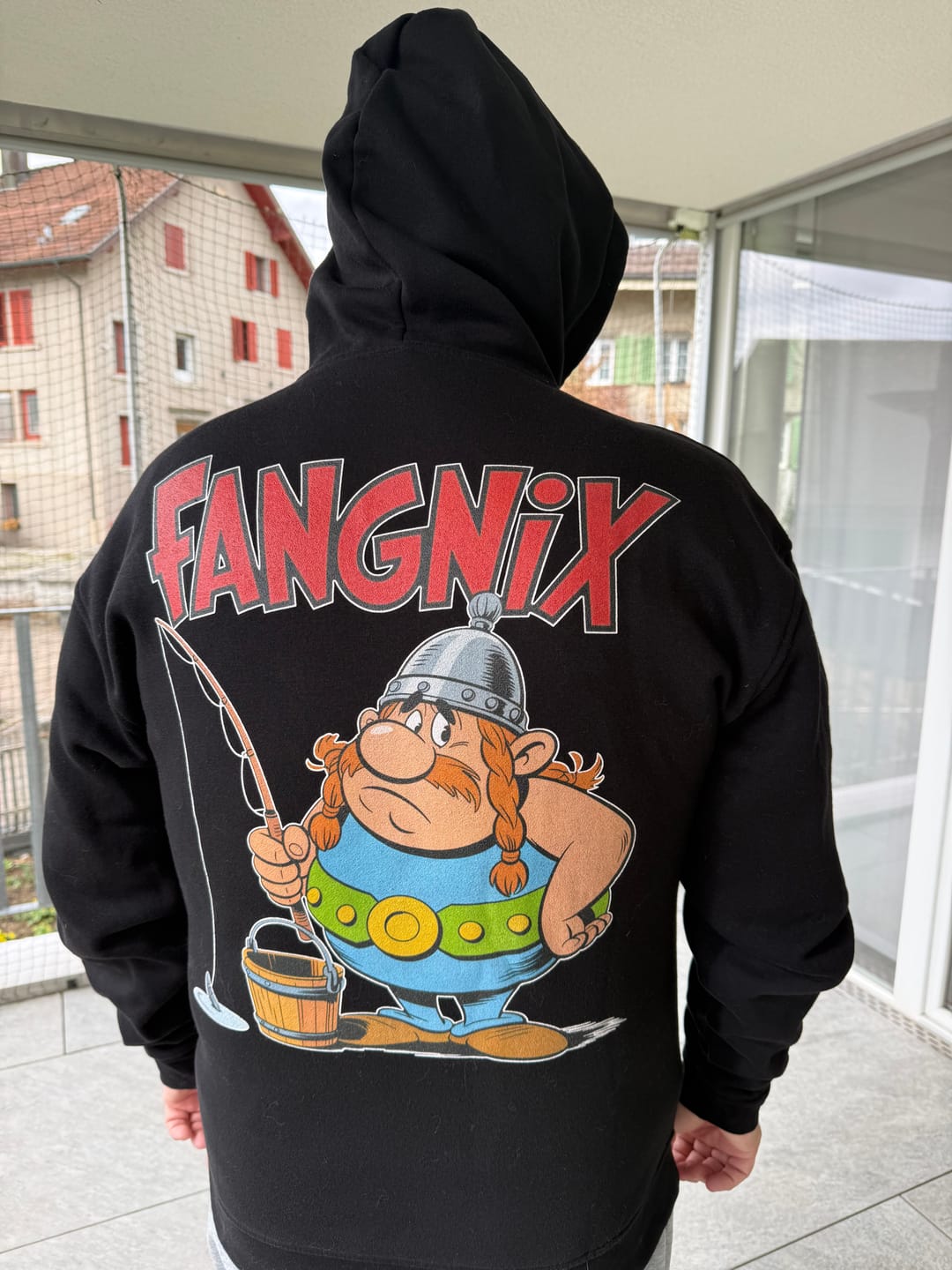 Customer photo review of Fangnix - Premium Hoodie #Backprint