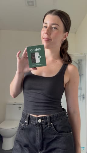 Customer photo review of Oralux UV Toothbrush Sanitizer